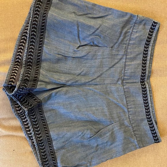 Small, deco lined, soft denim shorts - Picture 1 of 1